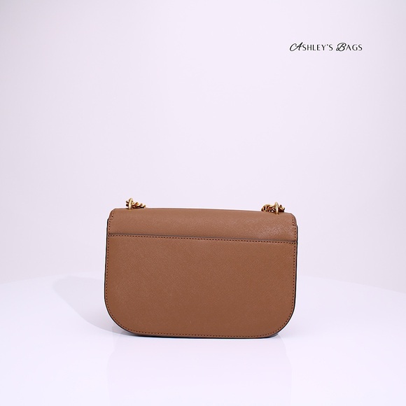 Tory Burch Emerson East West Flap Shoulder Bag Crossbody & Card Holder Moose - Picture 6 of 15